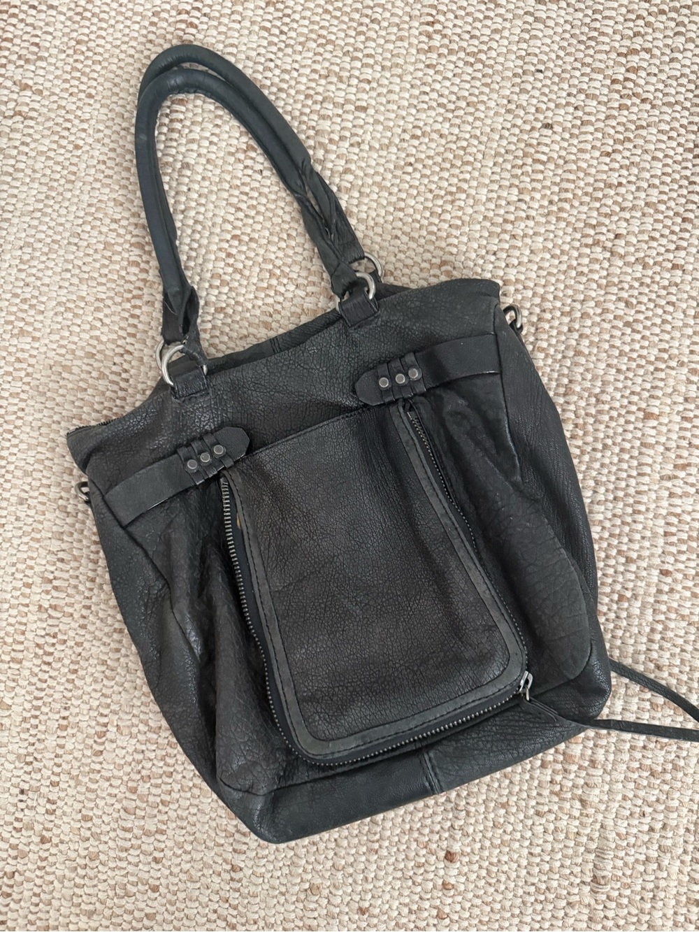 Black Leather shoulder bag